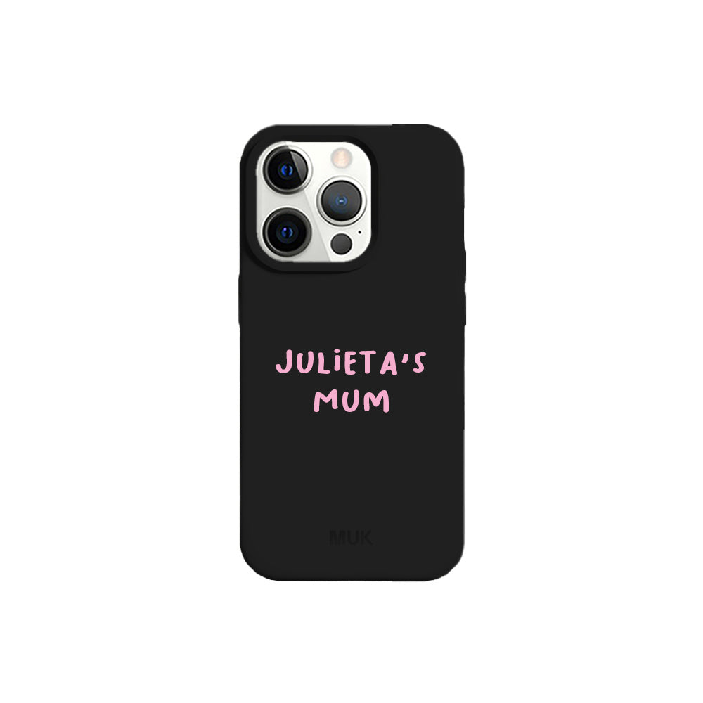 Funda de móvil Mum - Black Personalizada