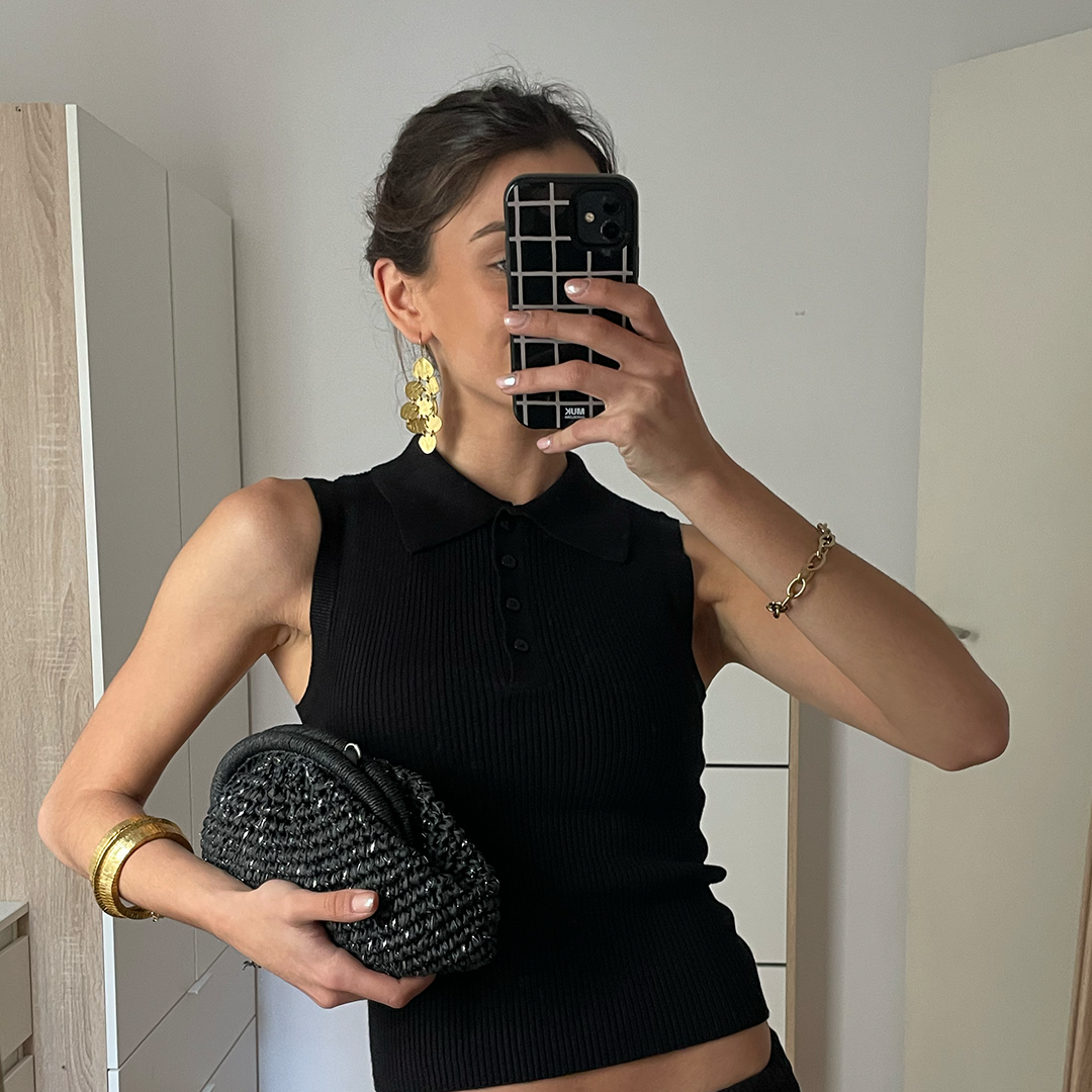 Funda de móvil Bumper Squares Basic - Black