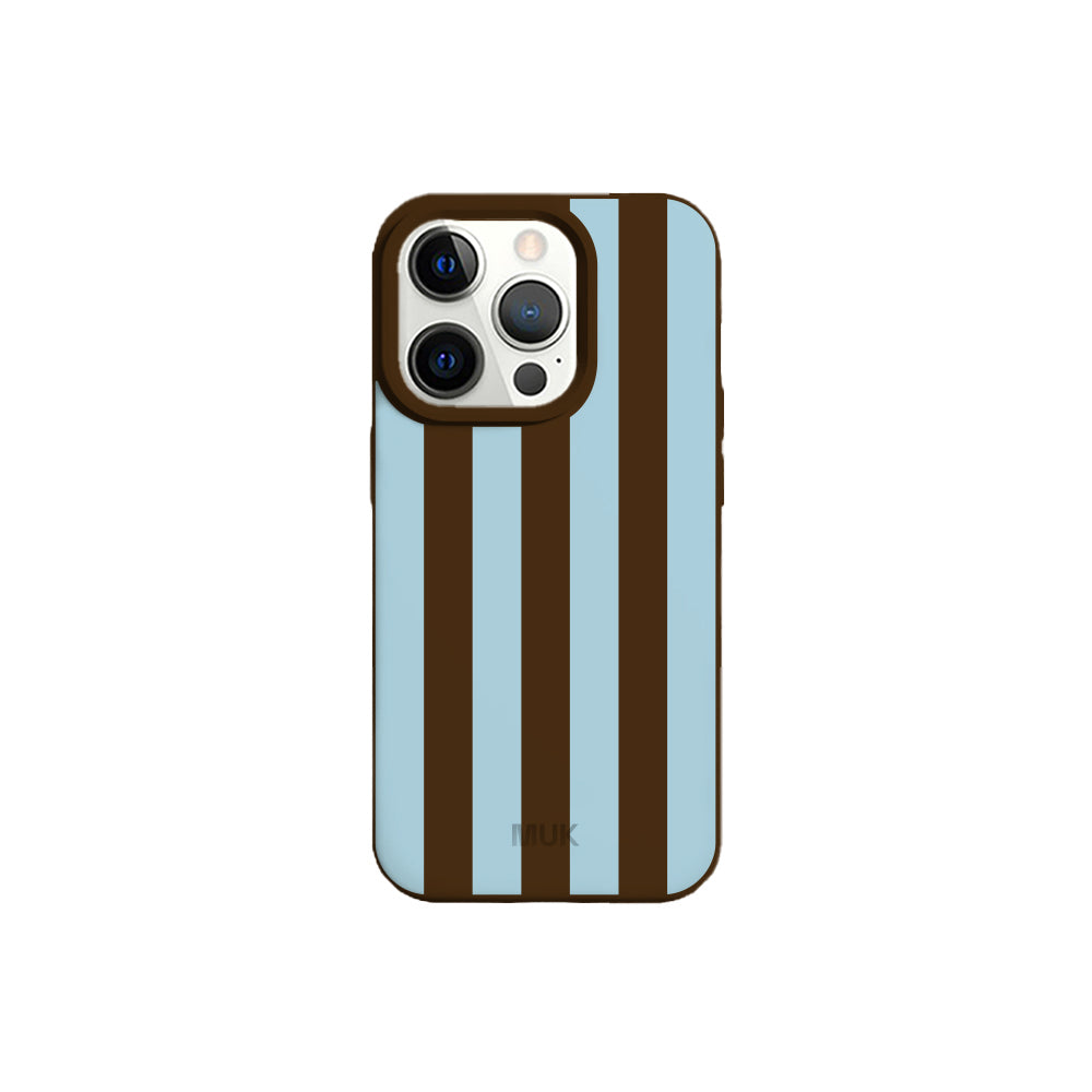 Funda de móvil Stripes - Choco