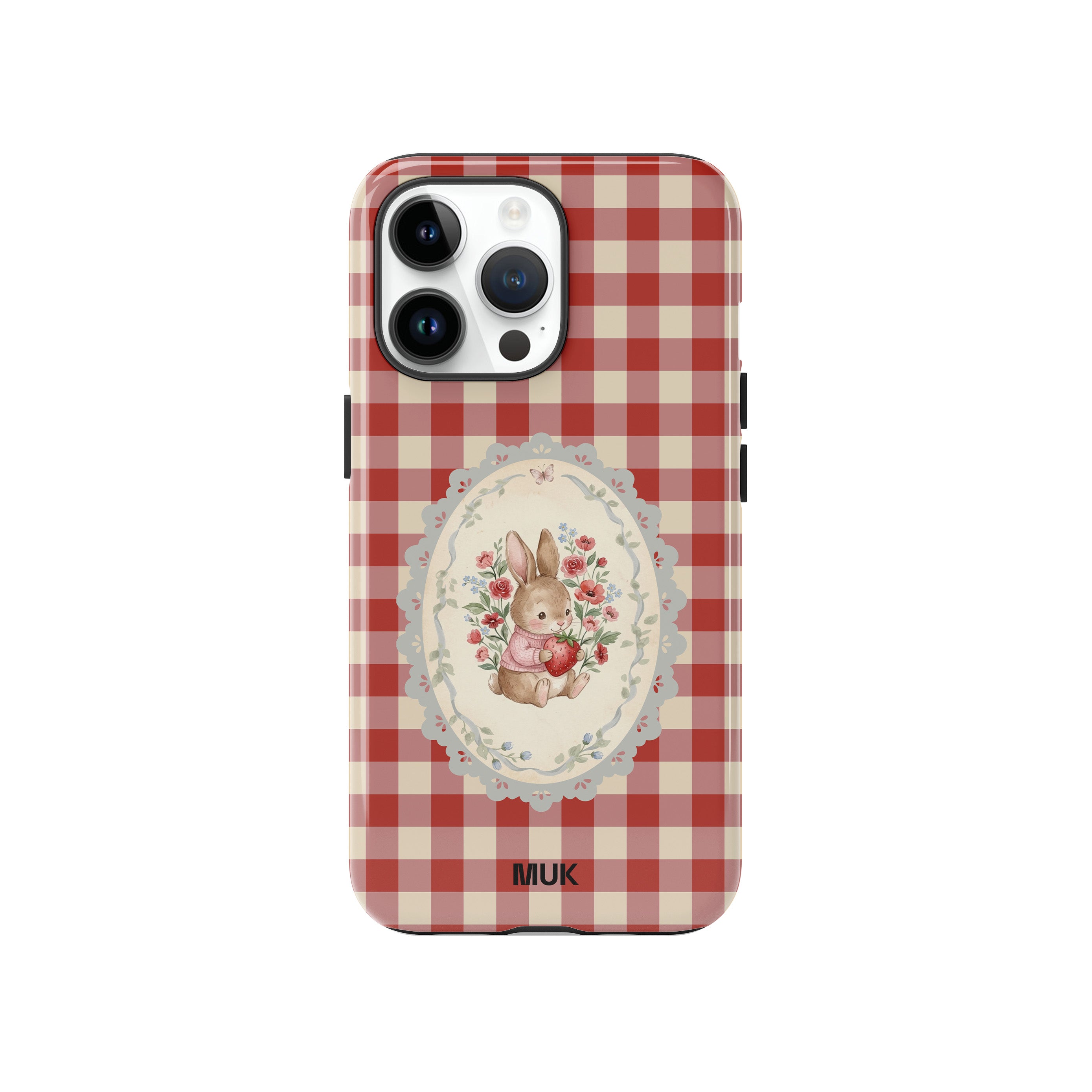 Tough Magsafe Phone Case - Bunny Vichy