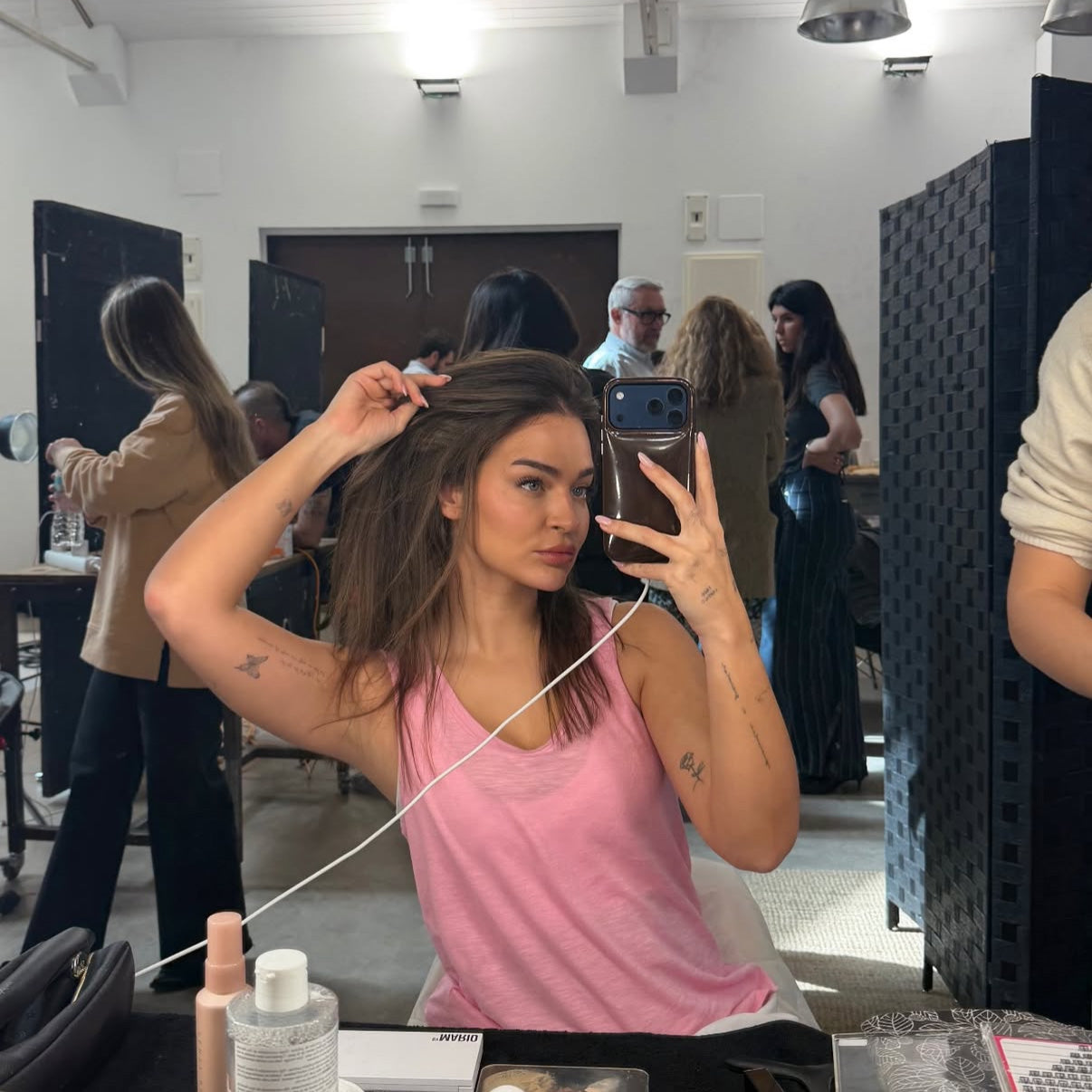 Funda de móvil Charol Puffy Brown