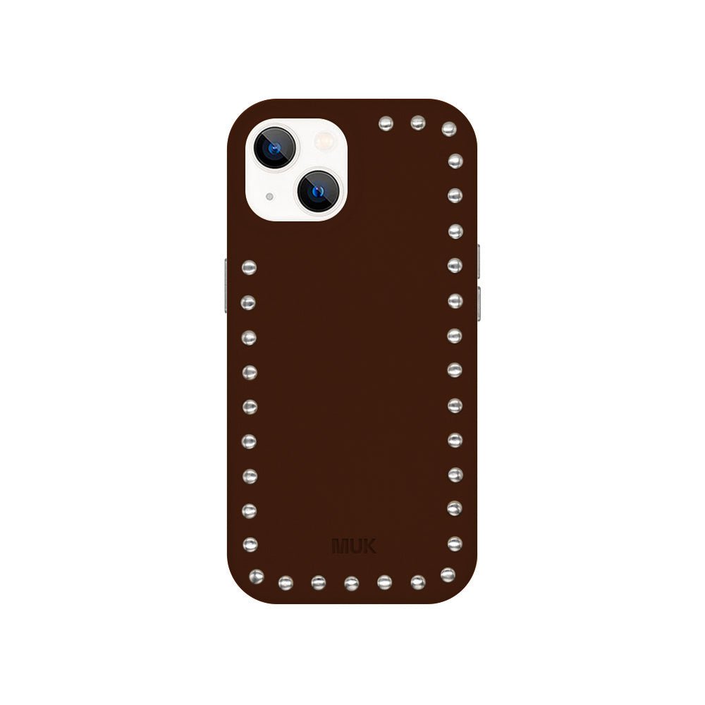 Brown Studs Phone Case – Muk Barcelona Brown Studs Phone Case – Muk Barcelona