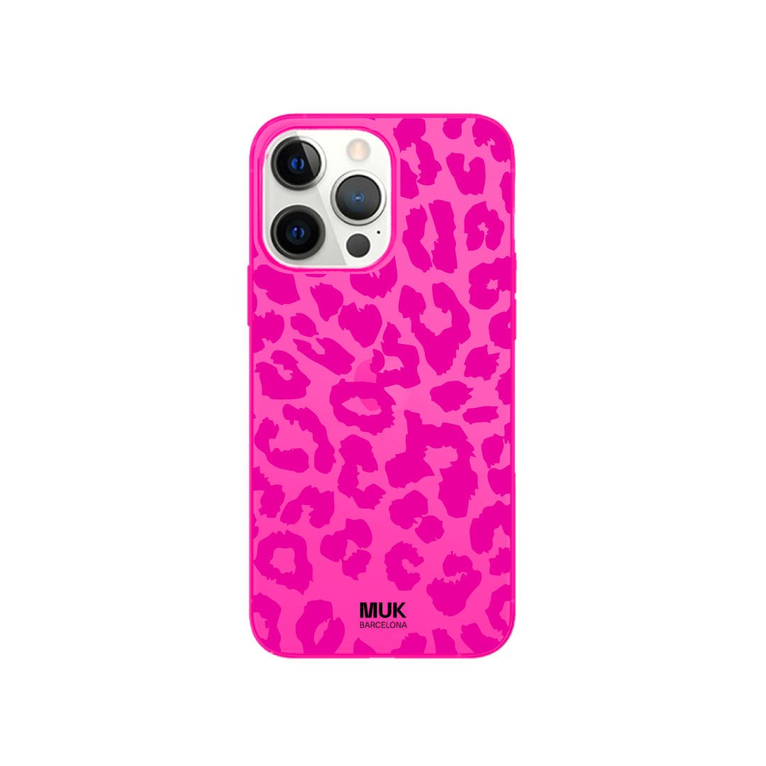 Funda de móvil Cheetah - Fluor Pink
