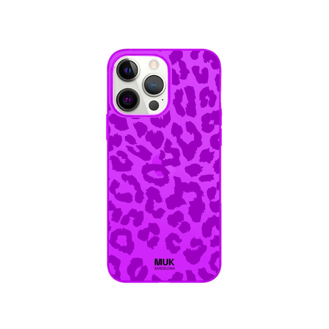 Funda de móvil Cheetah - Fluor Purple