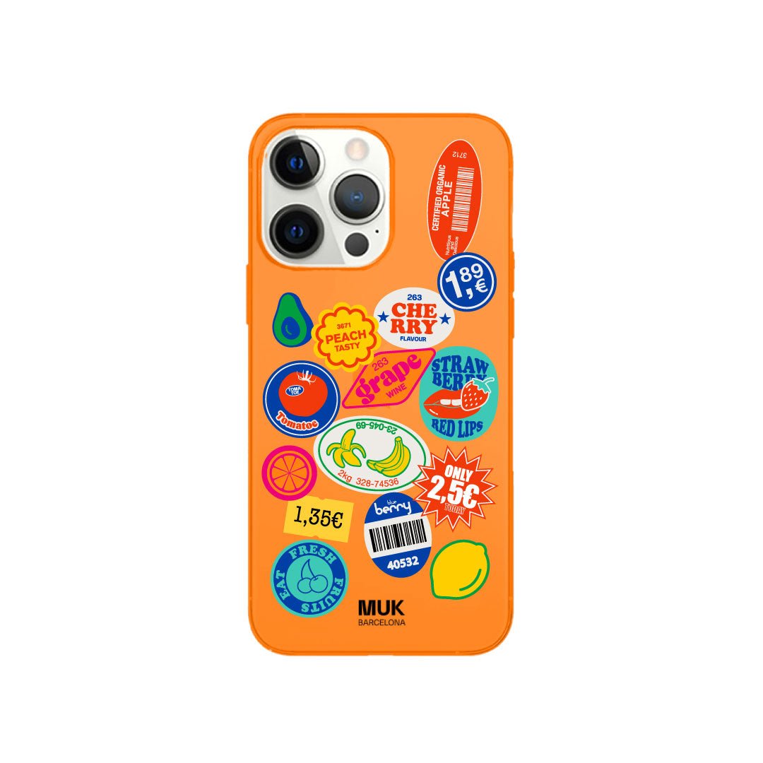 Funda de móvil Fruit - Fluor Orange