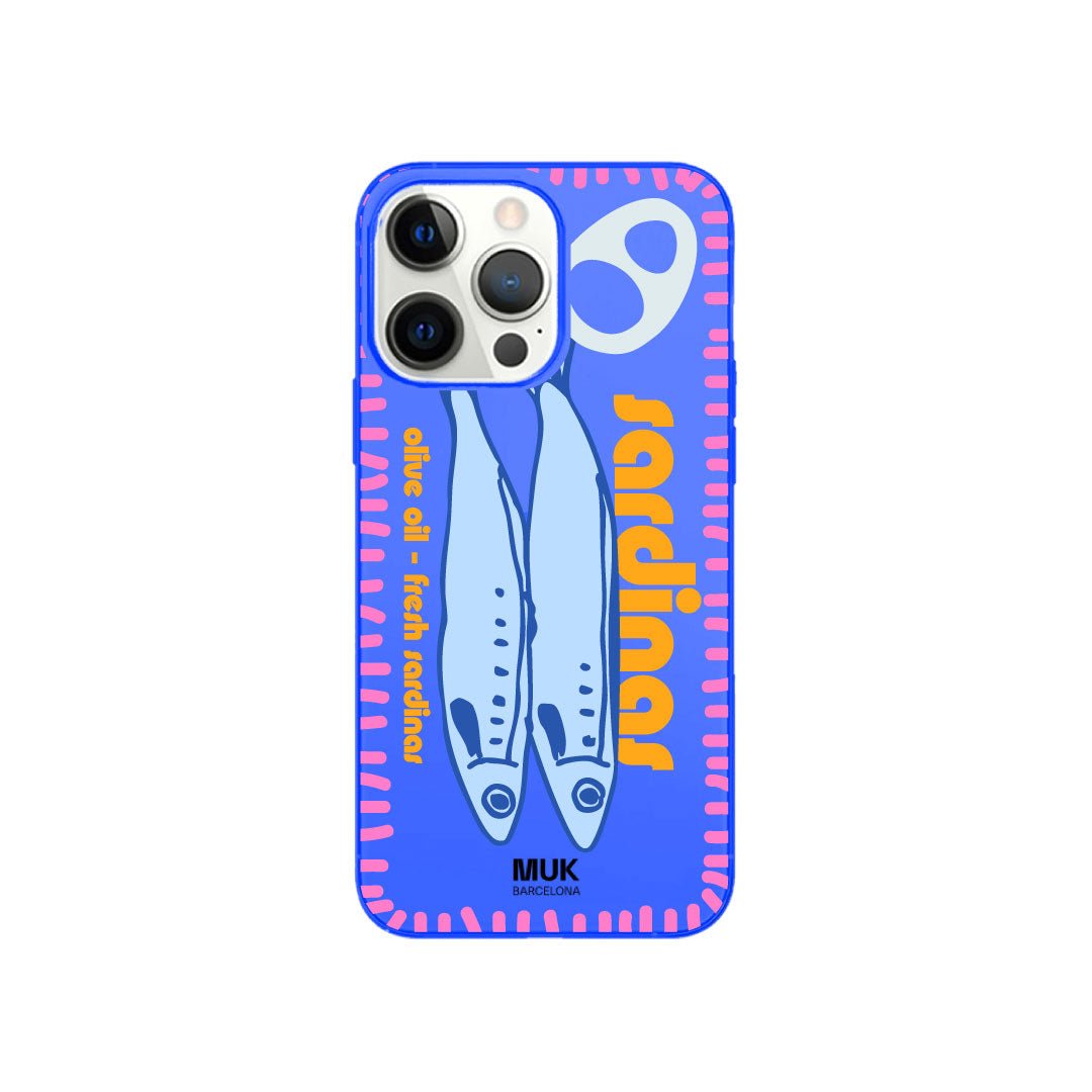Funda de móvil Sardines - Fluor Blue