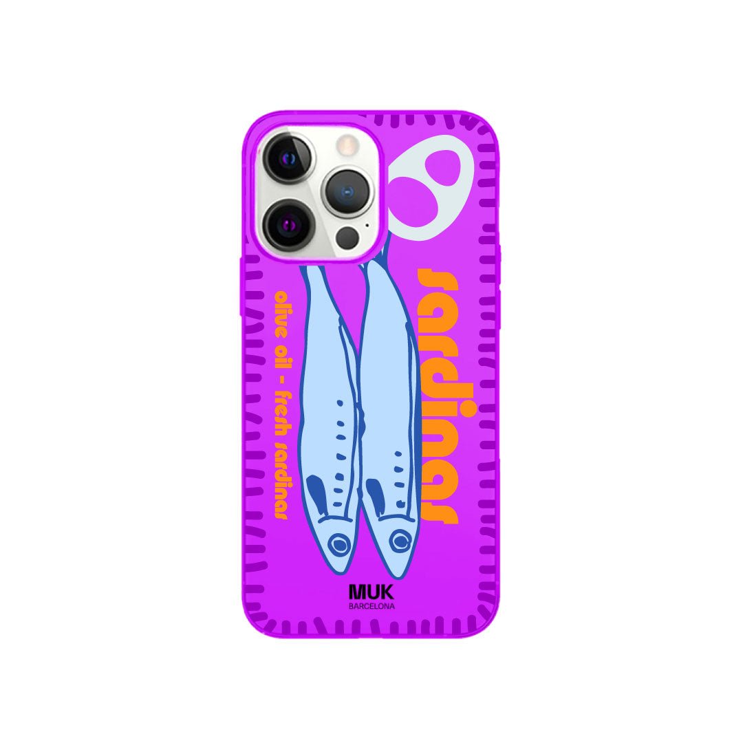 Funda de móvil Sardines - Fluor Purple