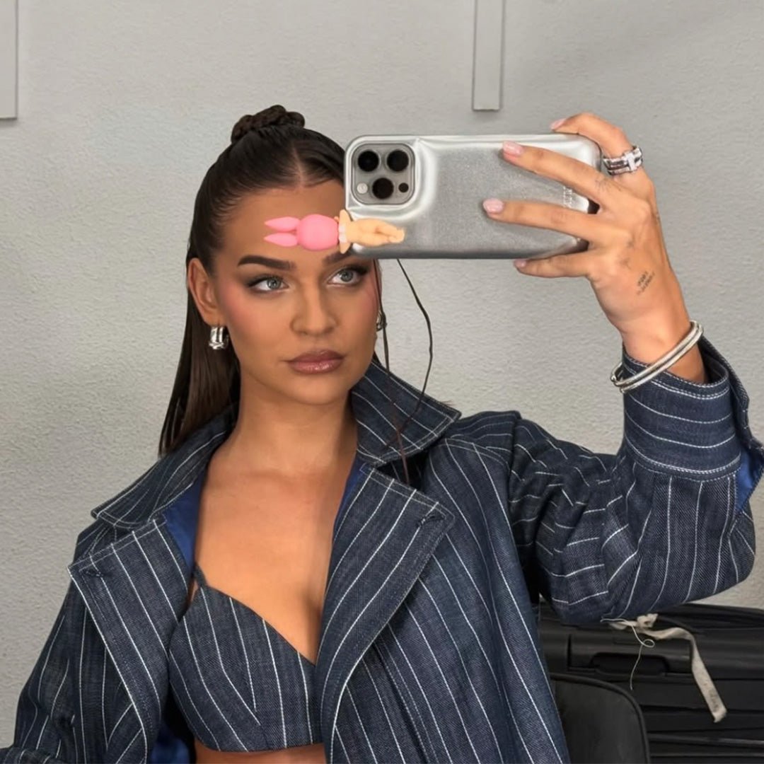 Funda de móvil Silver Puffy - Laura Escanes