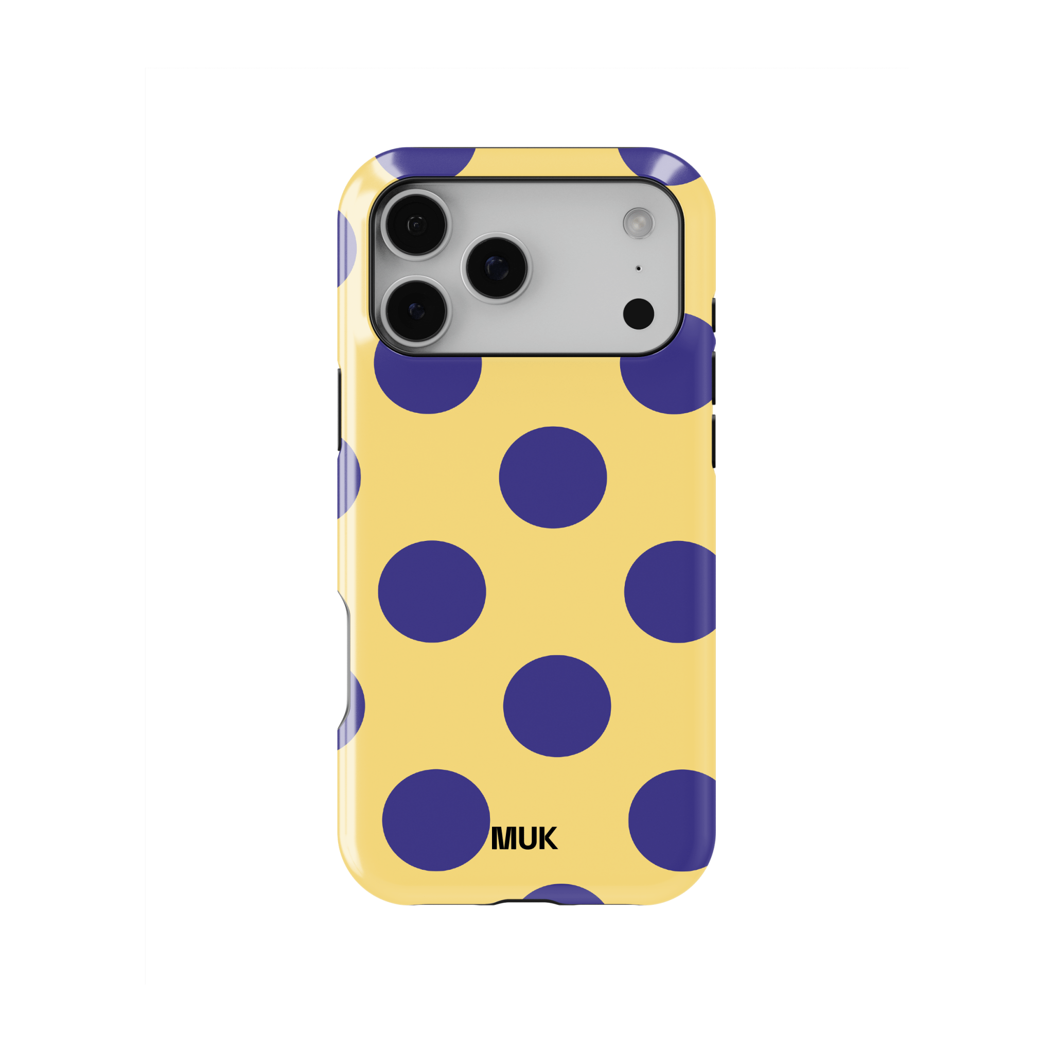 Funda de móvil Tough Magsafe - Big Dots Yellow Blue