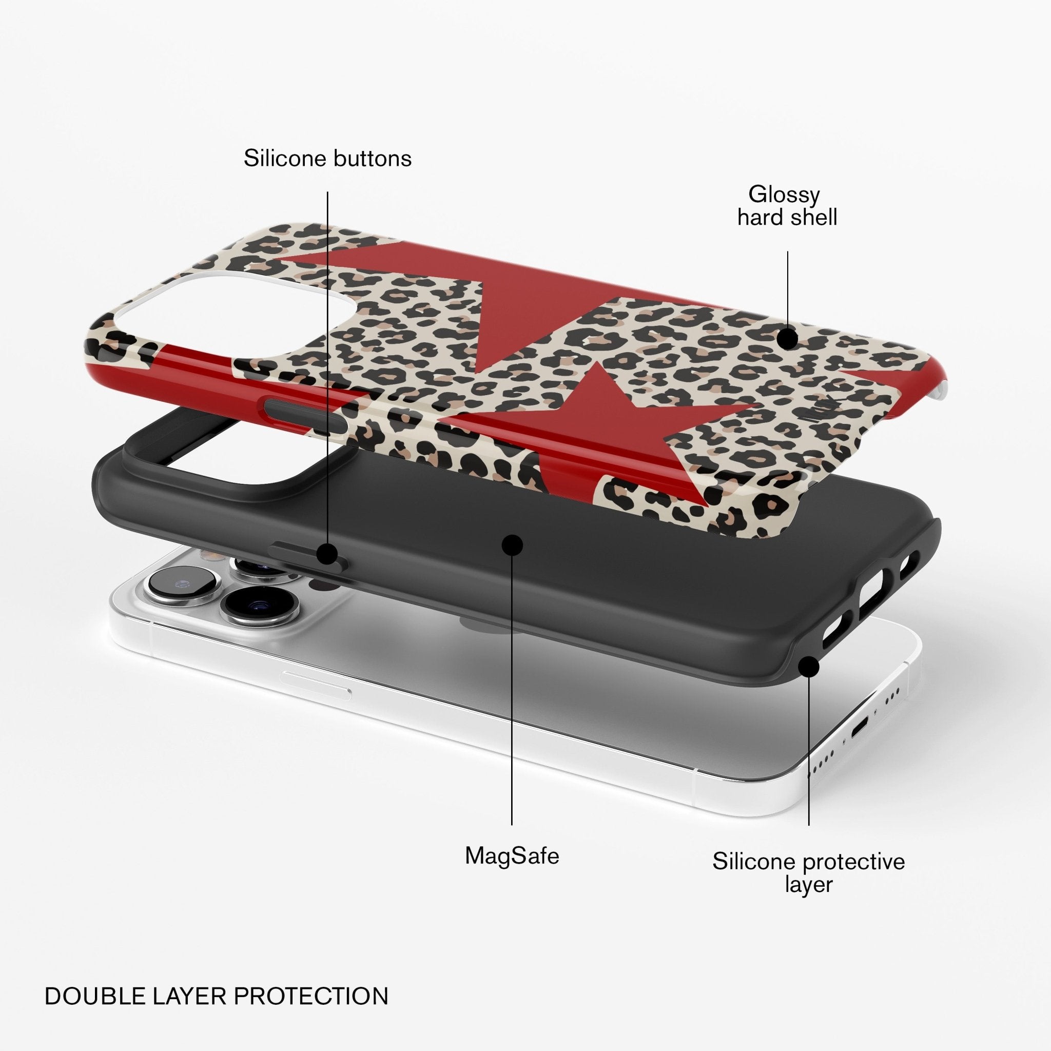 Funda de móvil Tough Magsafe - Cheetah