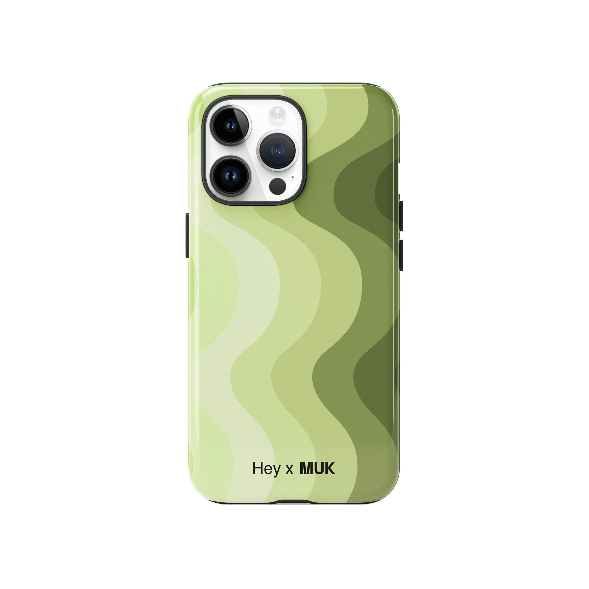 Funda de móvil Tough Magsafe - Green Gradient Waves - Hey x Muk