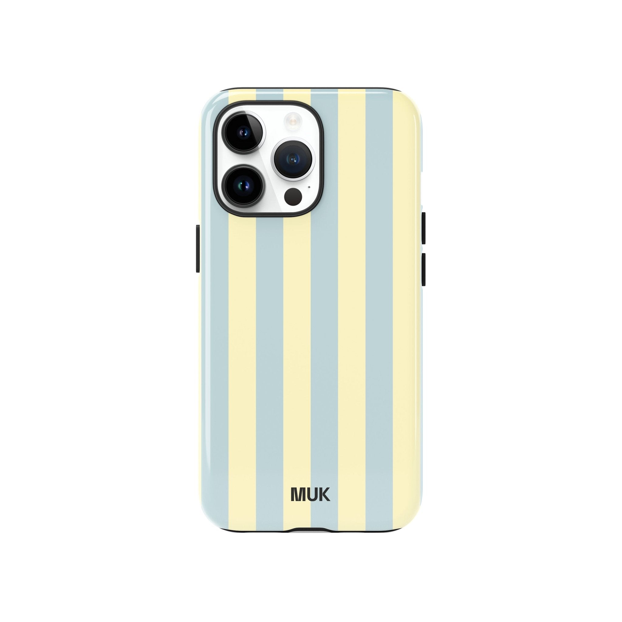 Funda de móvil Tough Magsafe - Stripes Blue Yellow