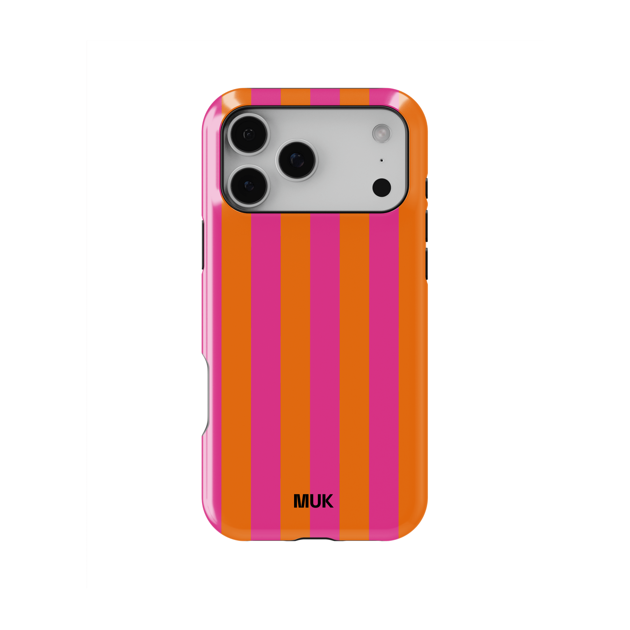 Funda de móvil Tough Magsafe - Stripes Pink Orange