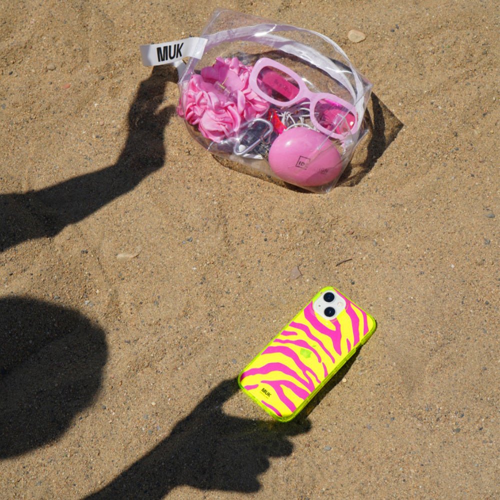Funda de móvil Zebra - Fluor Yellow