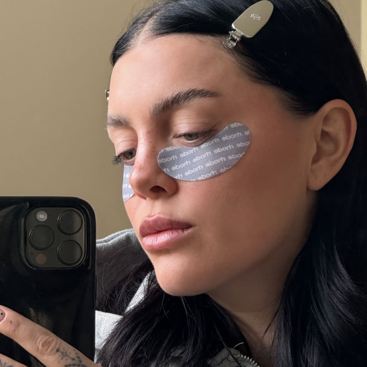 Charol Puffy Black Phone Case- Gigi Vives