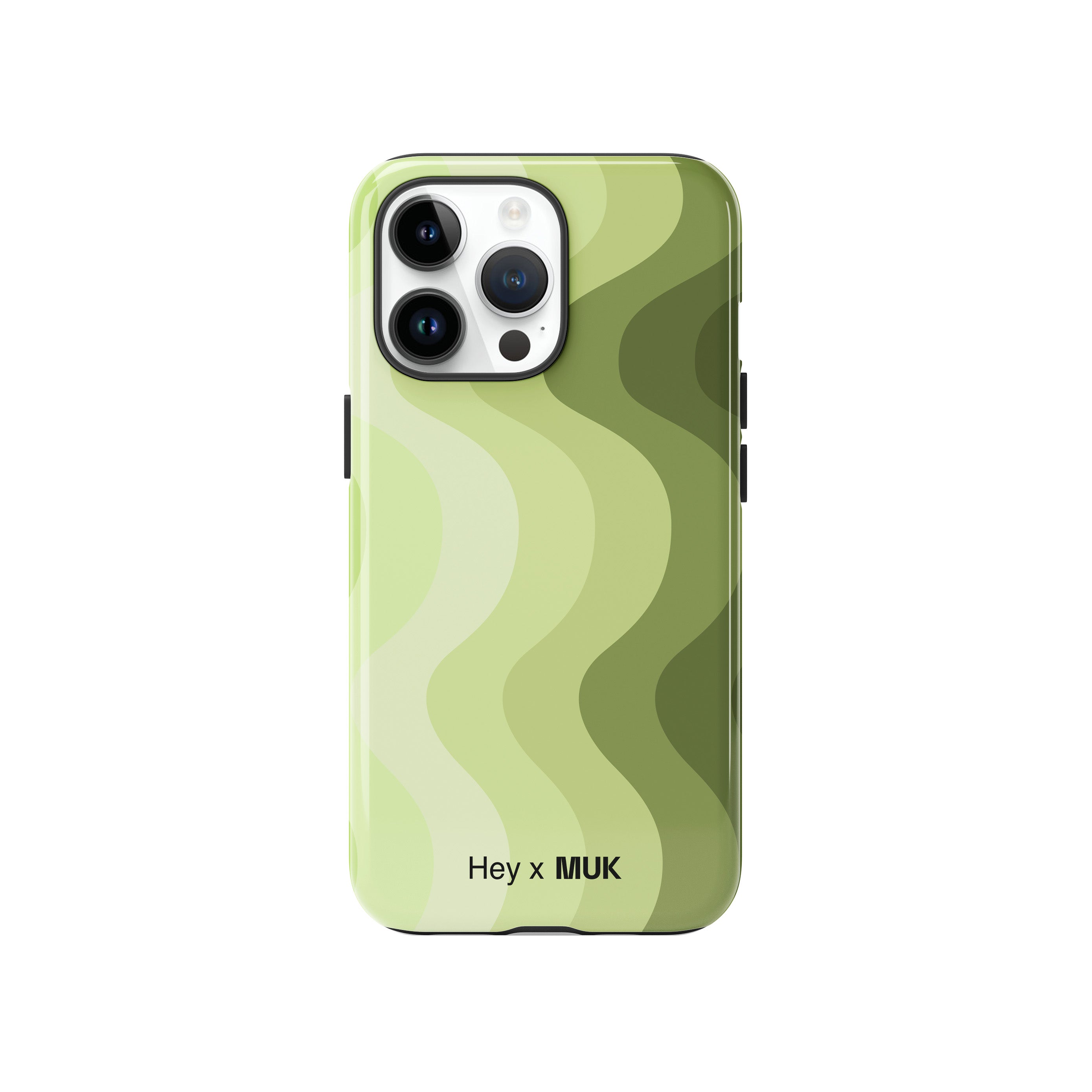 Funda de móvil Tough Magsafe - Green Gradient Waves - Hey x Muk