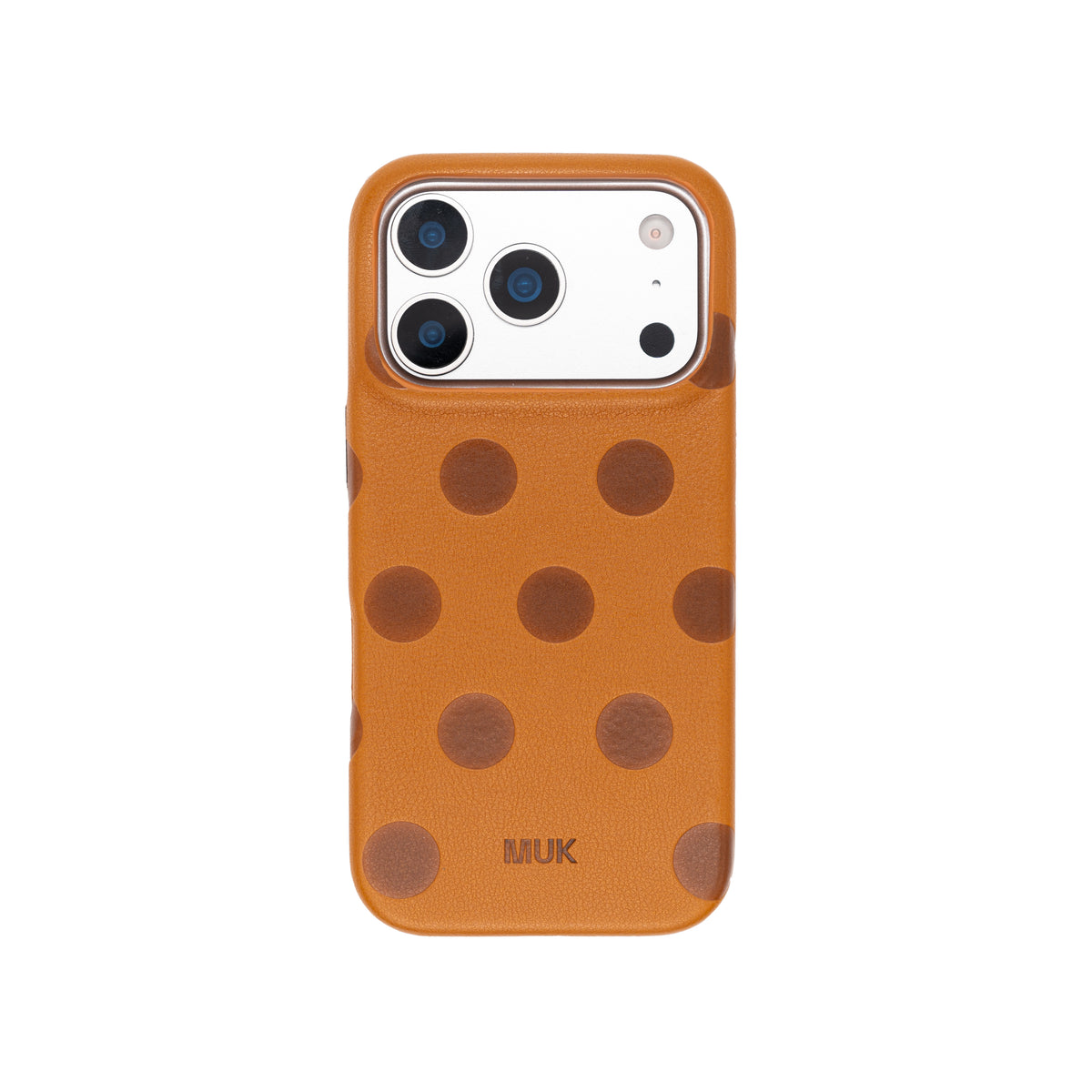 Camel Leather Dots Phone Case