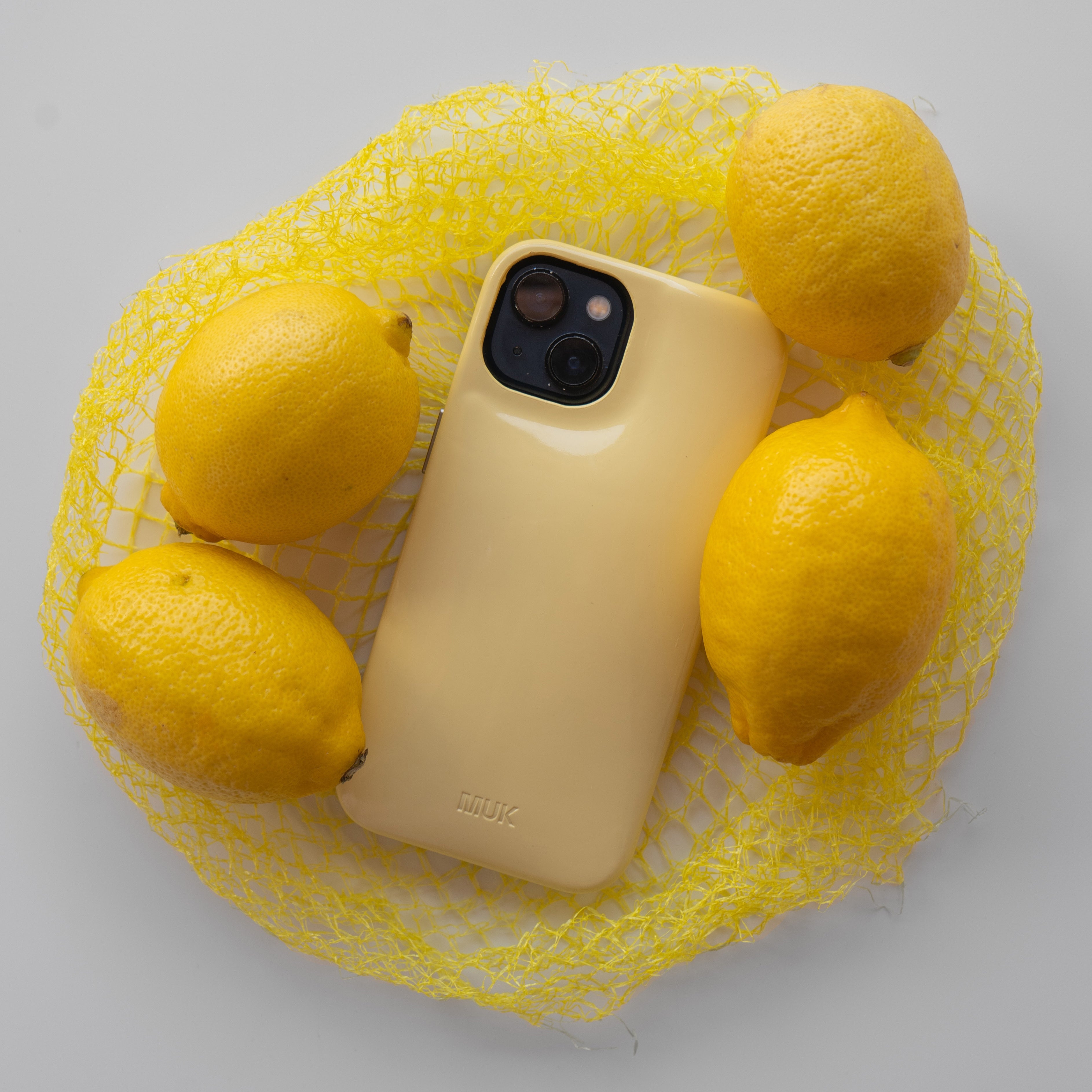 Funda de móvil Charol Puffy Lemon