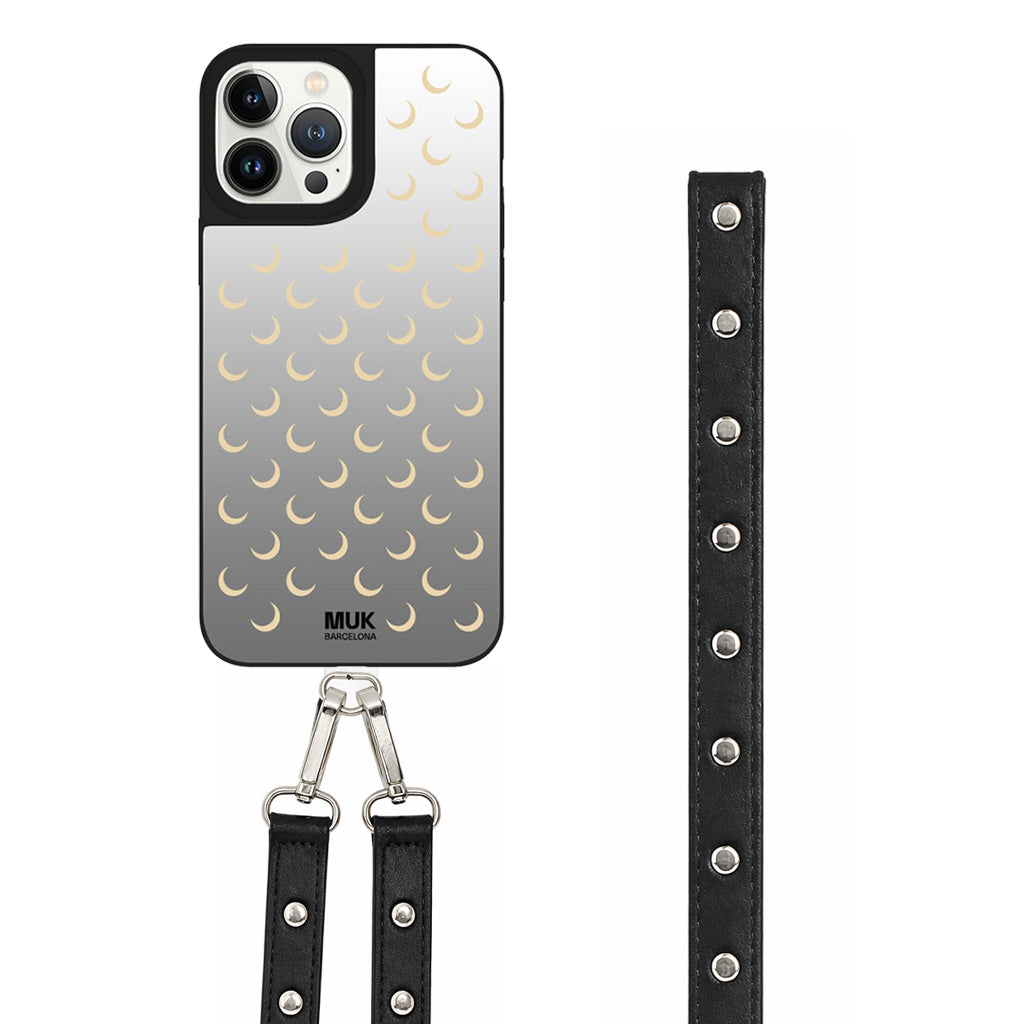 Pack: Moon Mirror Case + Cuerda Piel Tachas