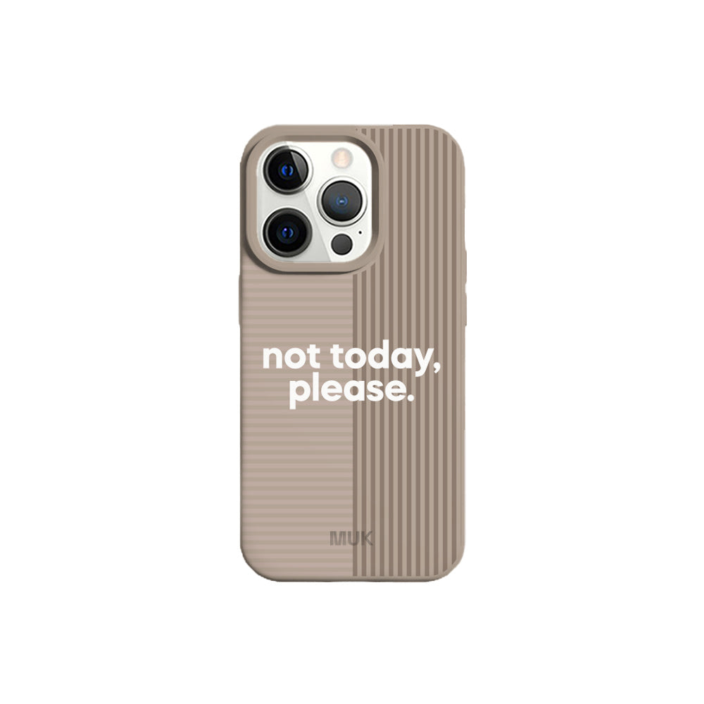 Funda de móvil Not Today Please - Stone