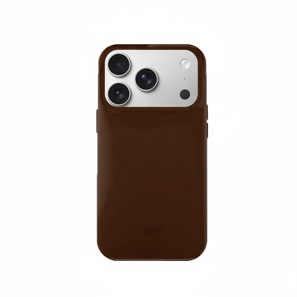Funda de móvil Charol Puffy Brown