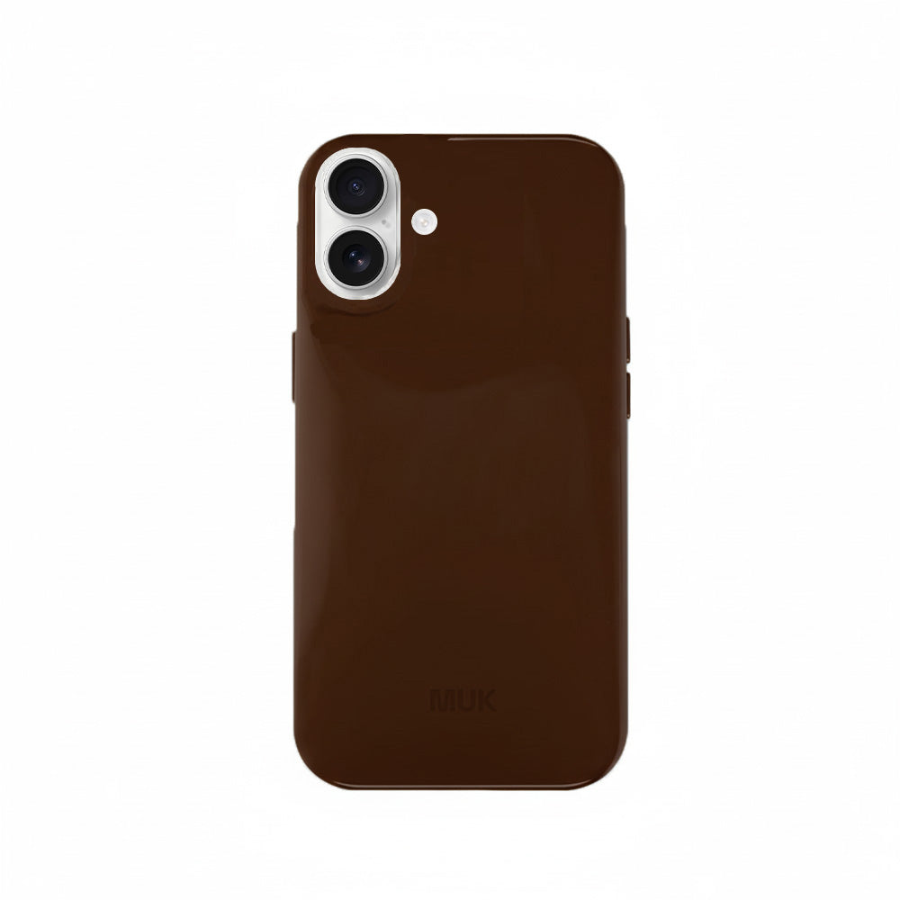 Charol Puffy Brown Phone Case