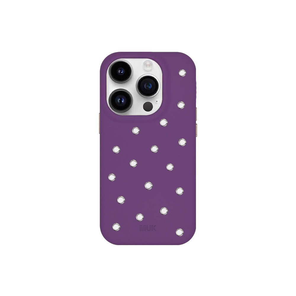 Purple Eyelets Case