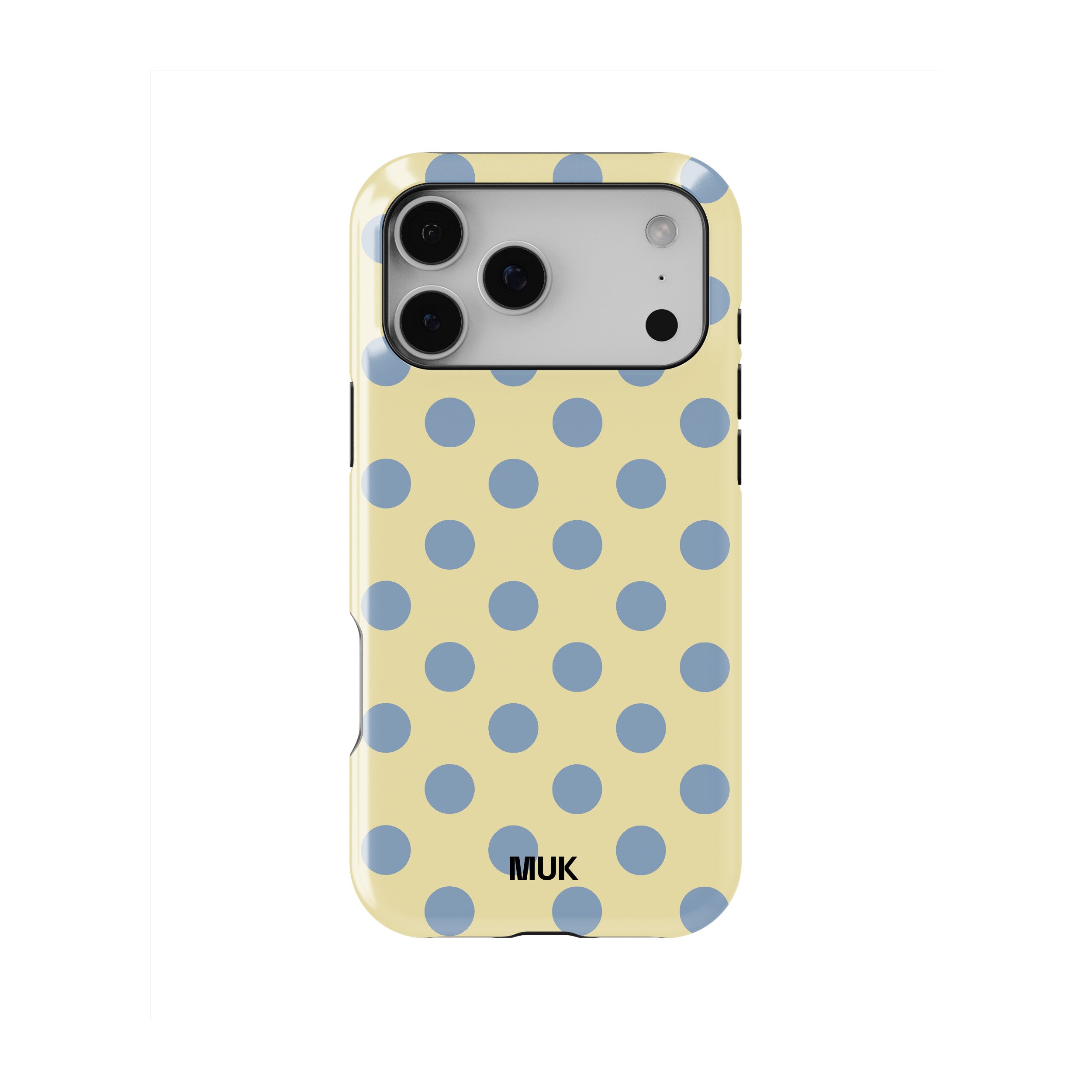Funda de móvil Tough Magsafe - Small Dots Blue Yellow