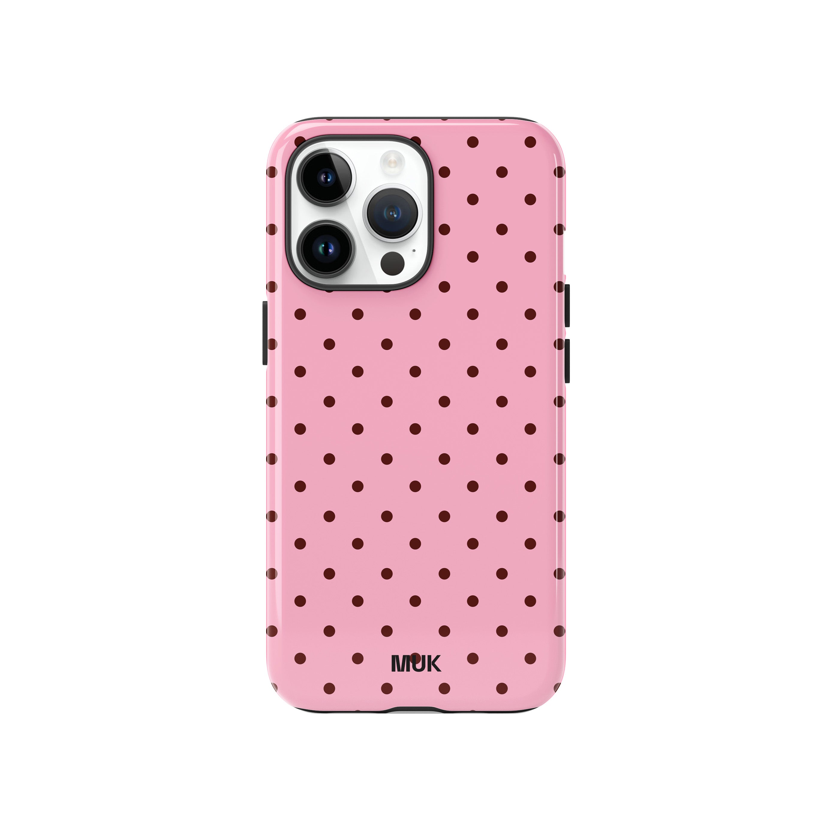 Funda de móvil Tough Magsafe - Small Dots Pink Brown