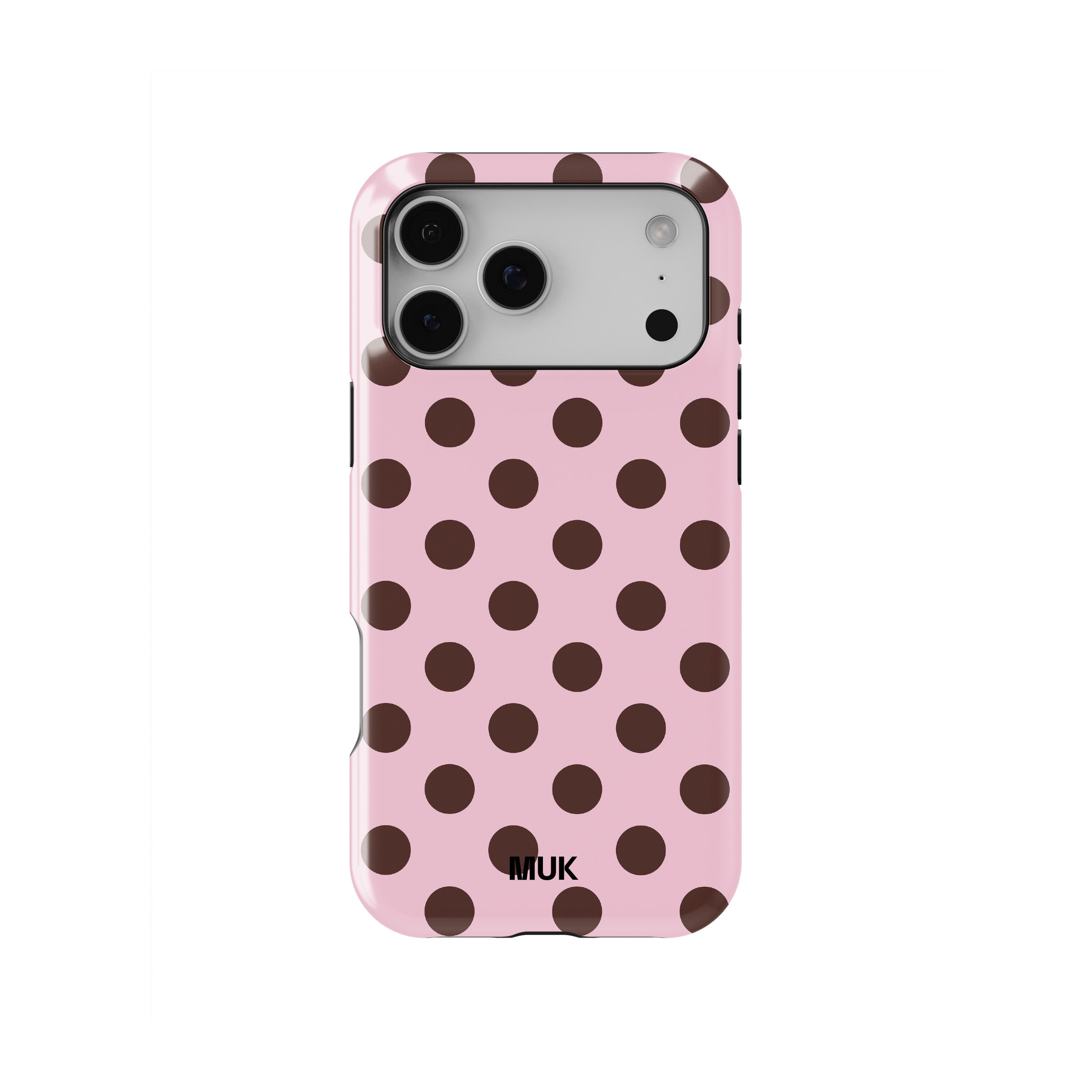 Funda de móvil Tough Magsafe - Small Dots Pink Brown