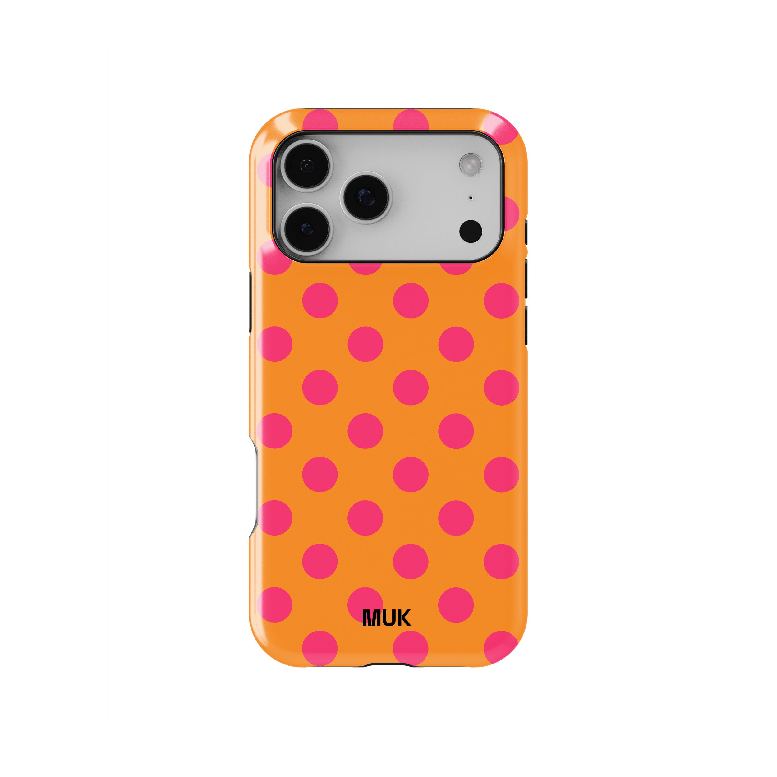 Funda de móvil Tough Magsafe - Small Dots Pink Orange