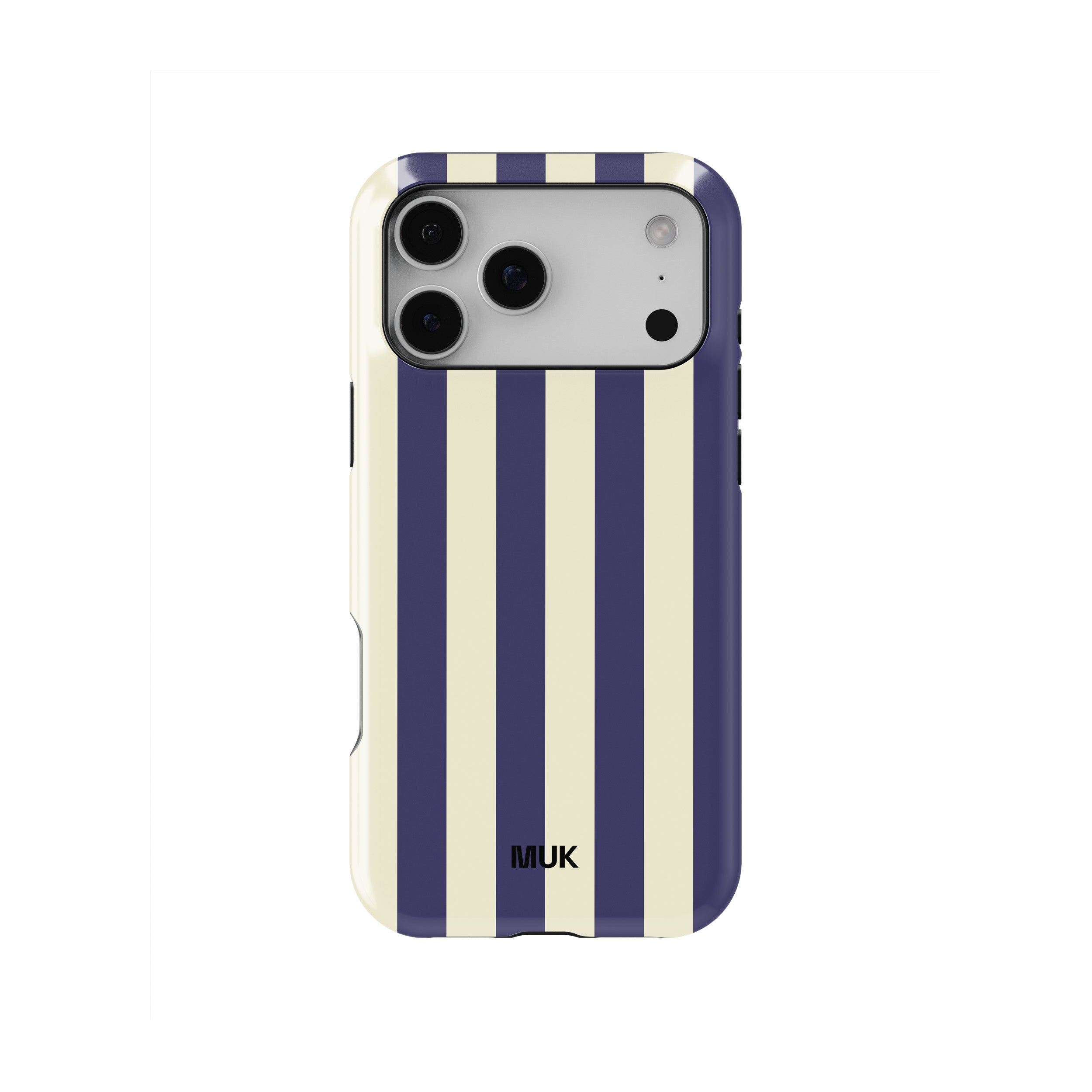 Funda de móvil Tough Magsafe - Stripes Navy Yellow