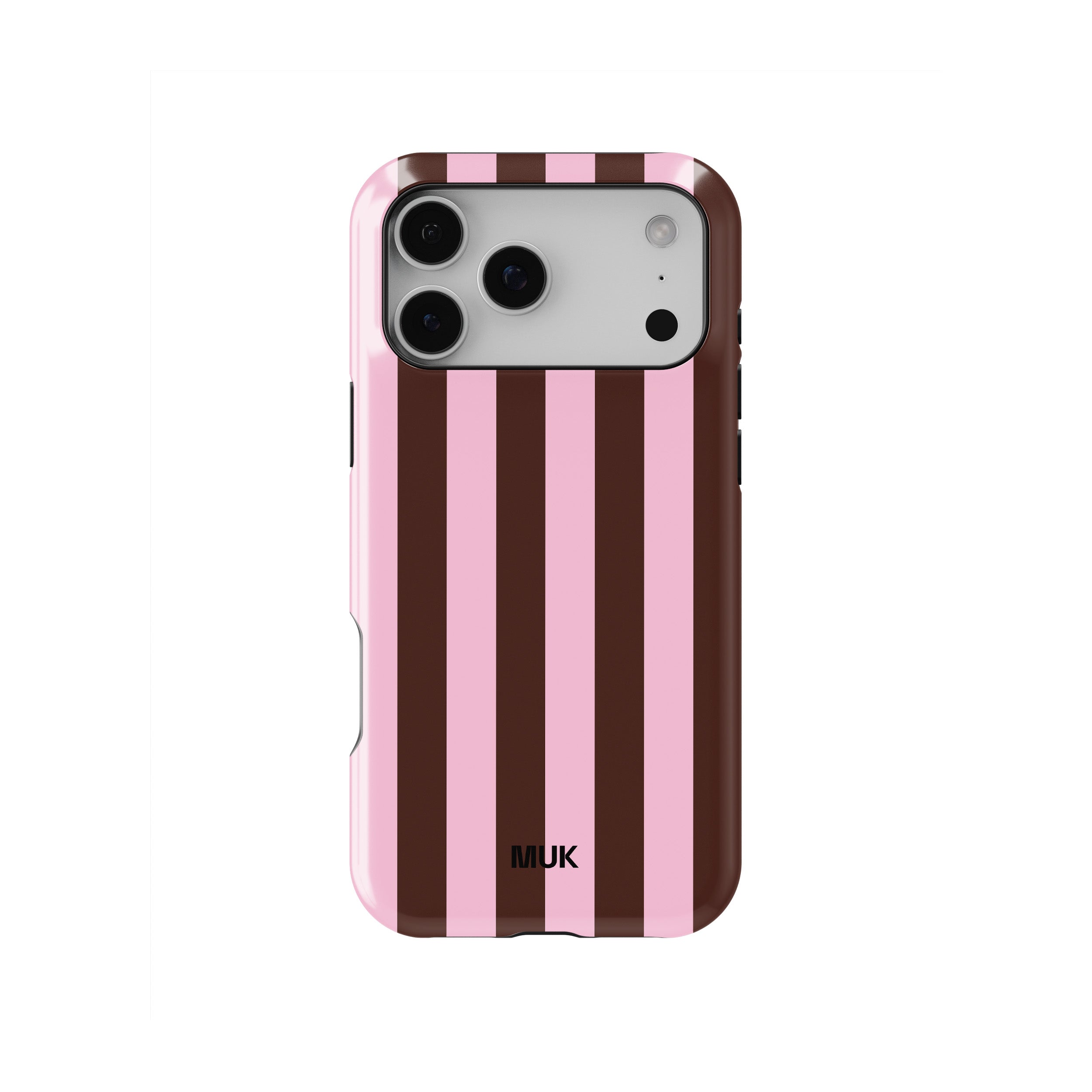 Funda de móvil Tough Magsafe - Stripes Pink Brown