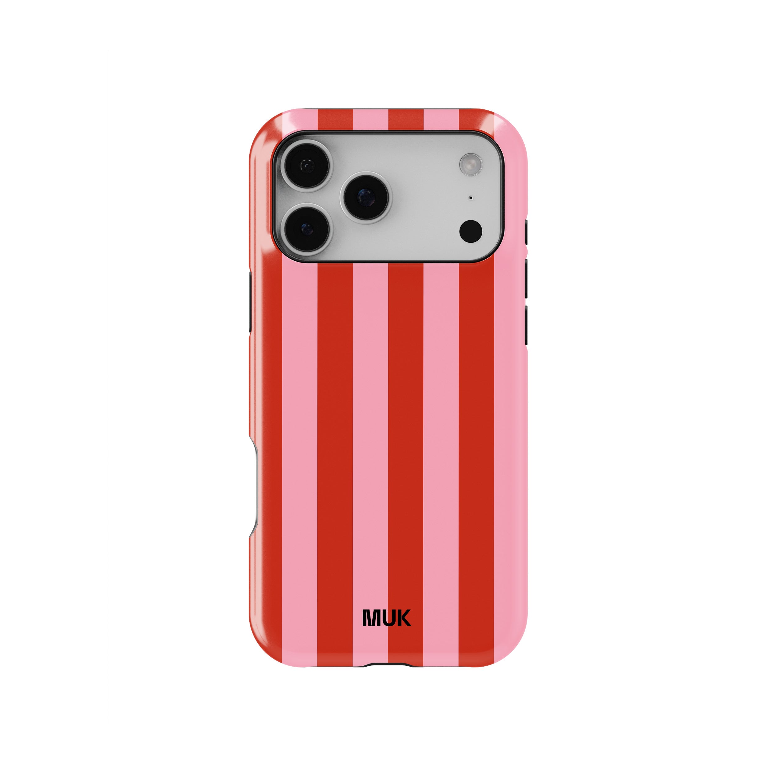 Funda de móvil Tough Magsafe - Stripes Pink Red