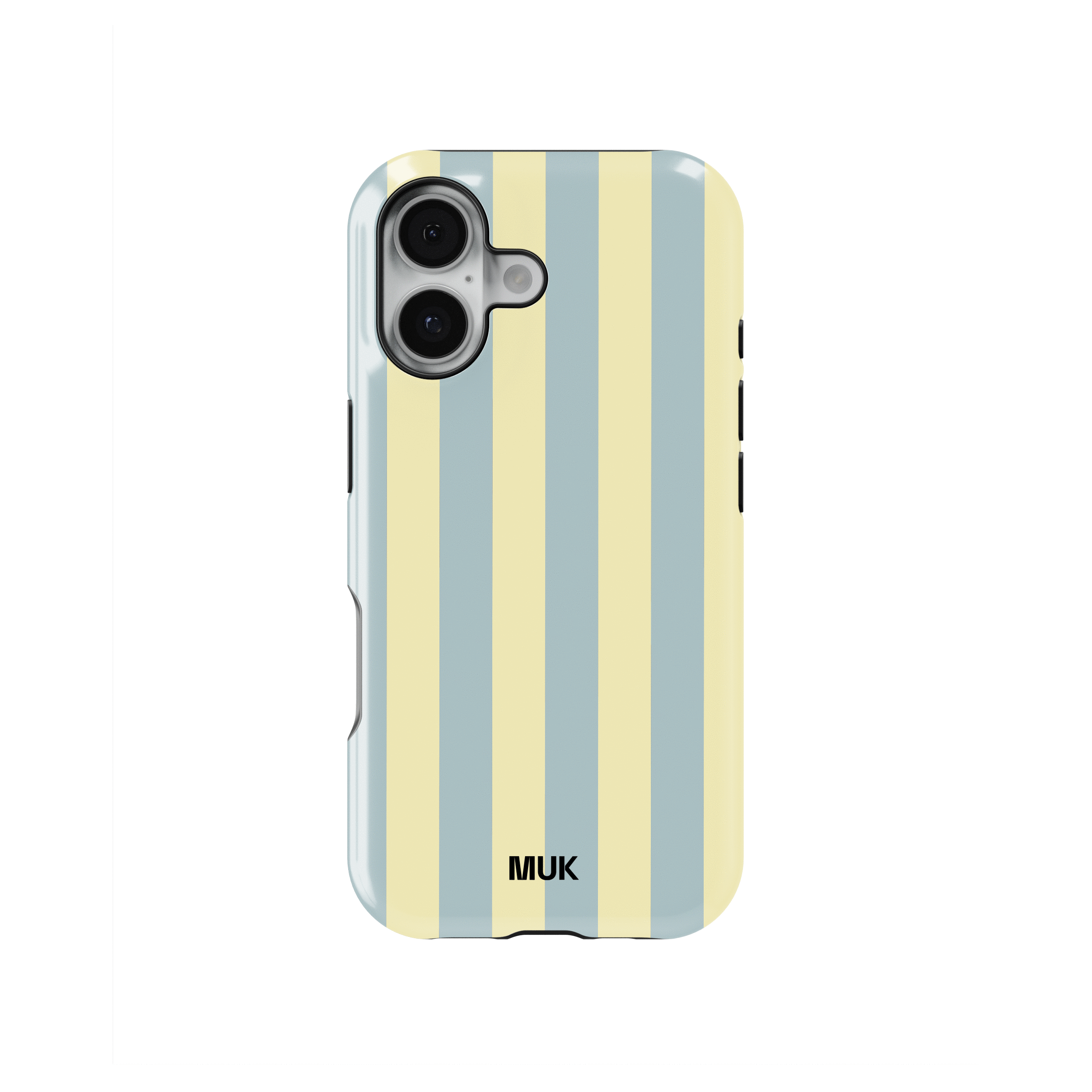 Funda de móvil Tough Magsafe - Stripes Blue Yellow