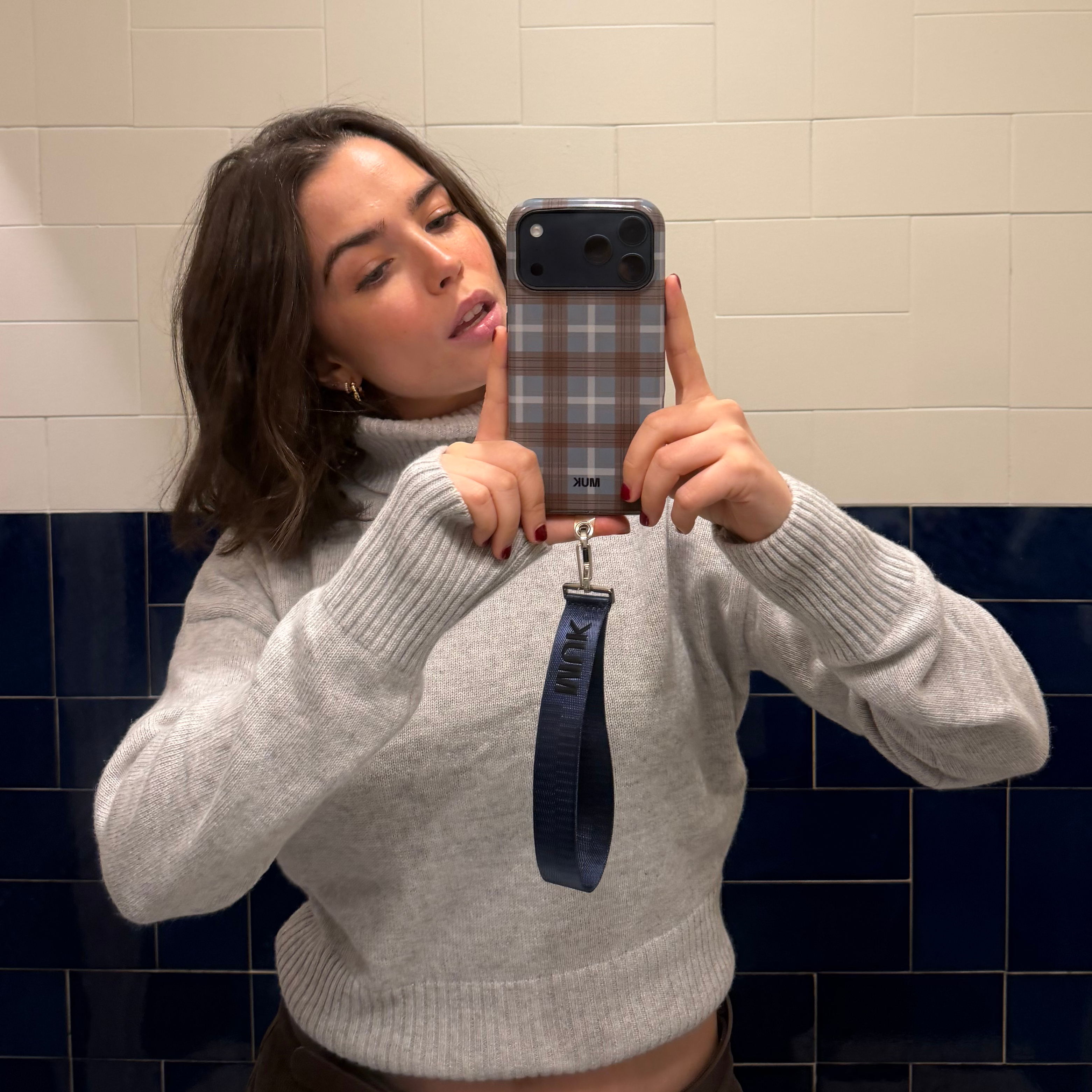 Funda de móvil Tough Magsafe - Tartan Autumn