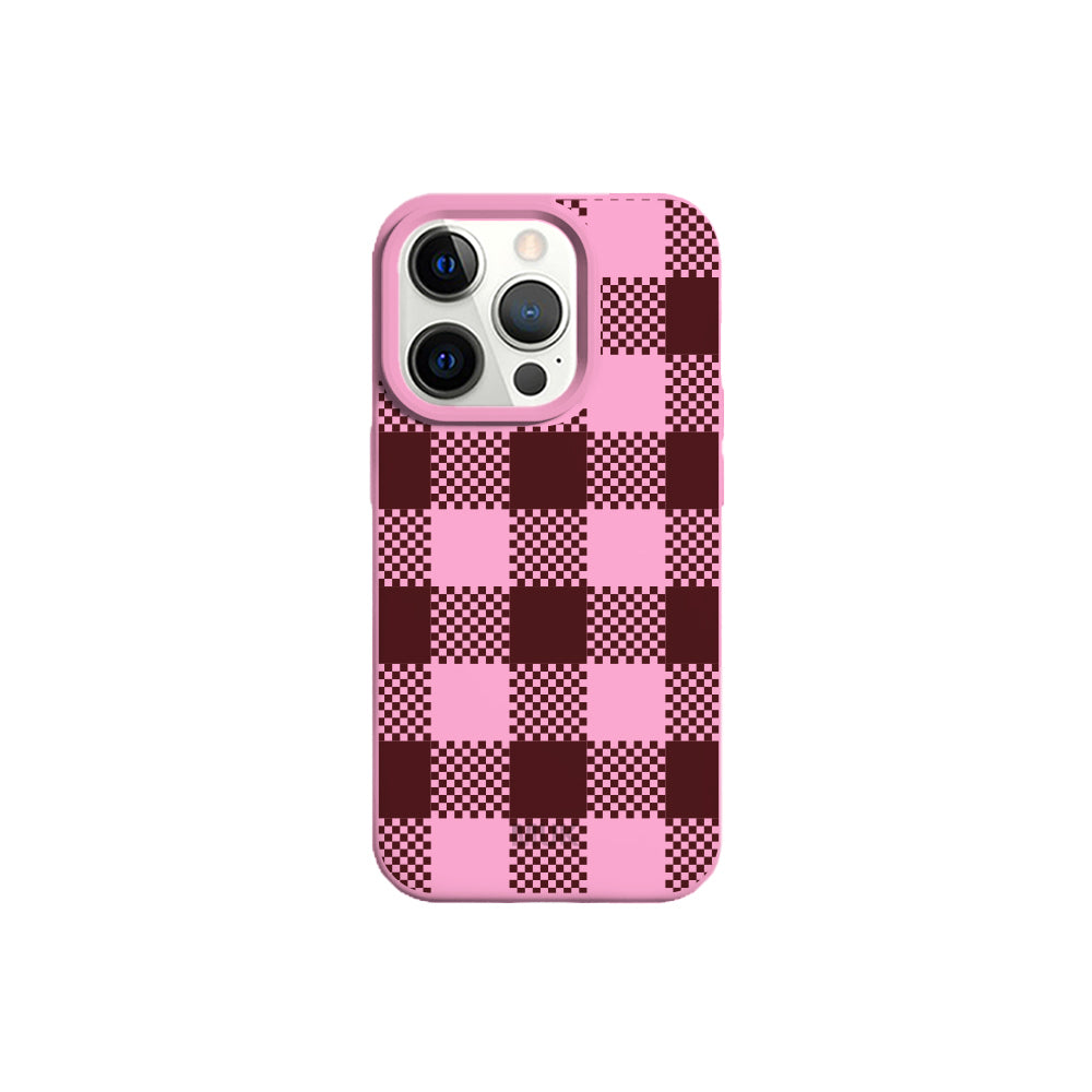 Funda de móvil Tartan - Pink