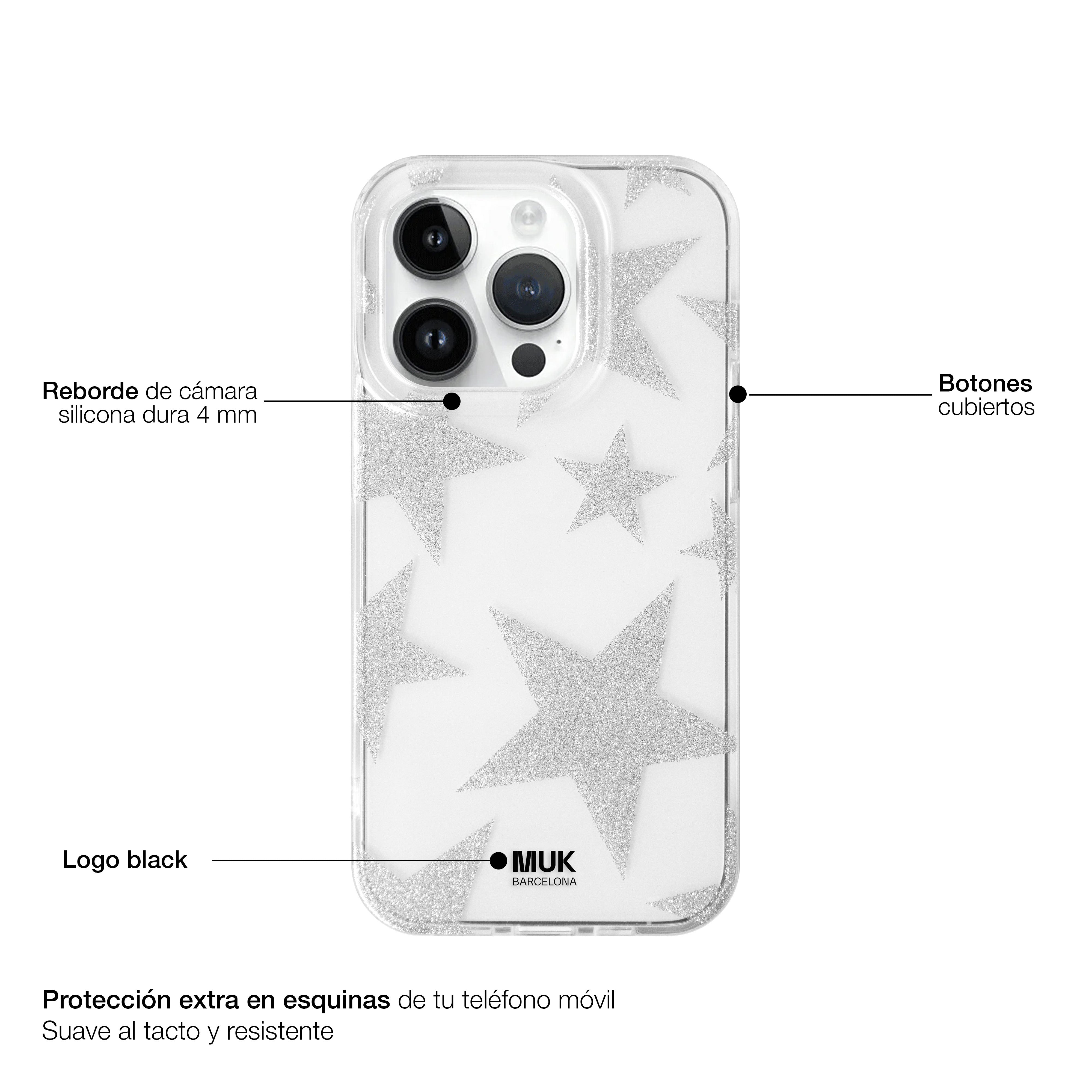 Funda de móvil Stars Glitter