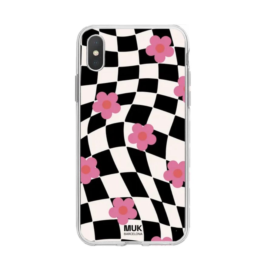 Funda de móvil Chess Flowers