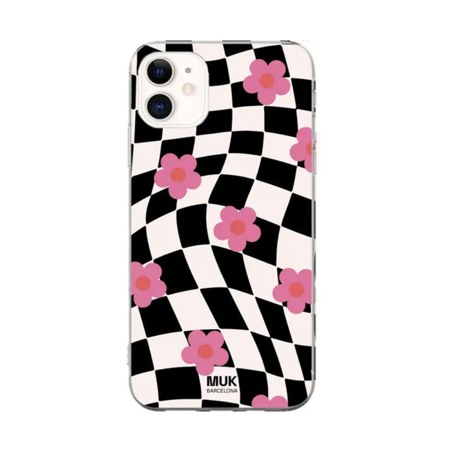 Funda de móvil Chess Flowers