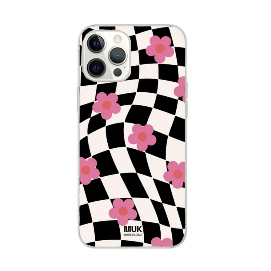 Funda de móvil Chess Flowers