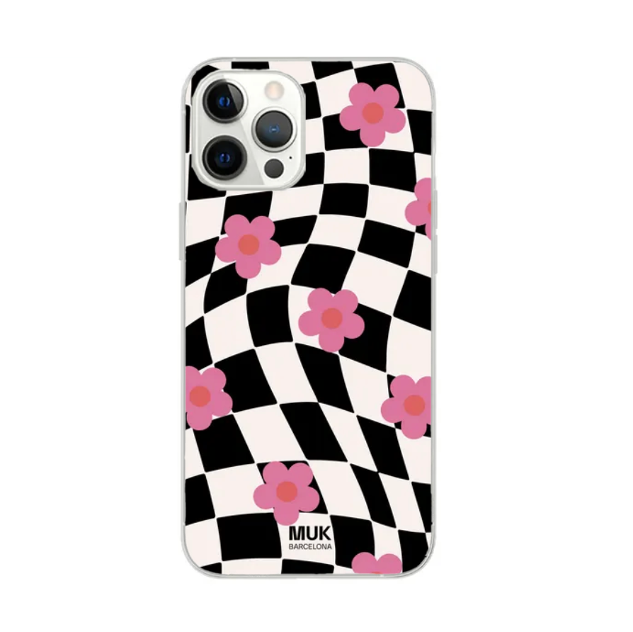 Funda de móvil Chess Flowers