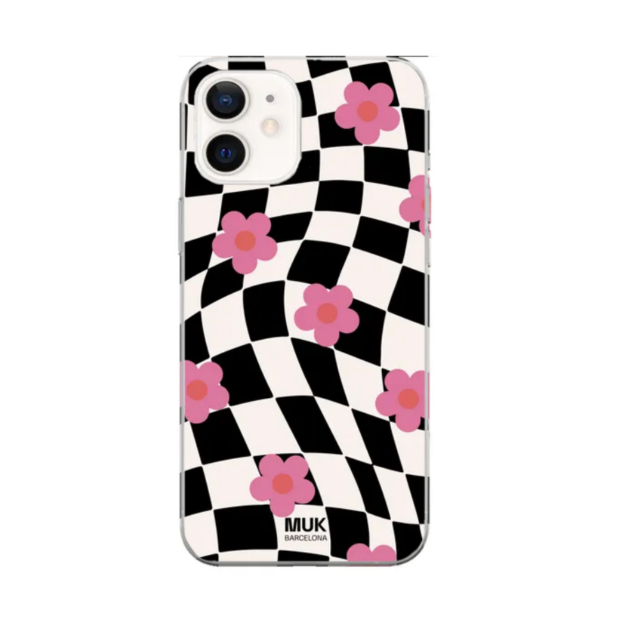 Funda de móvil Chess Flowers