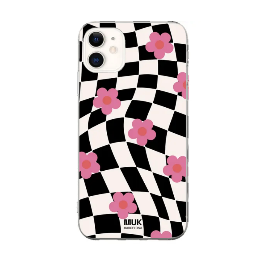 Funda de móvil Chess Flowers