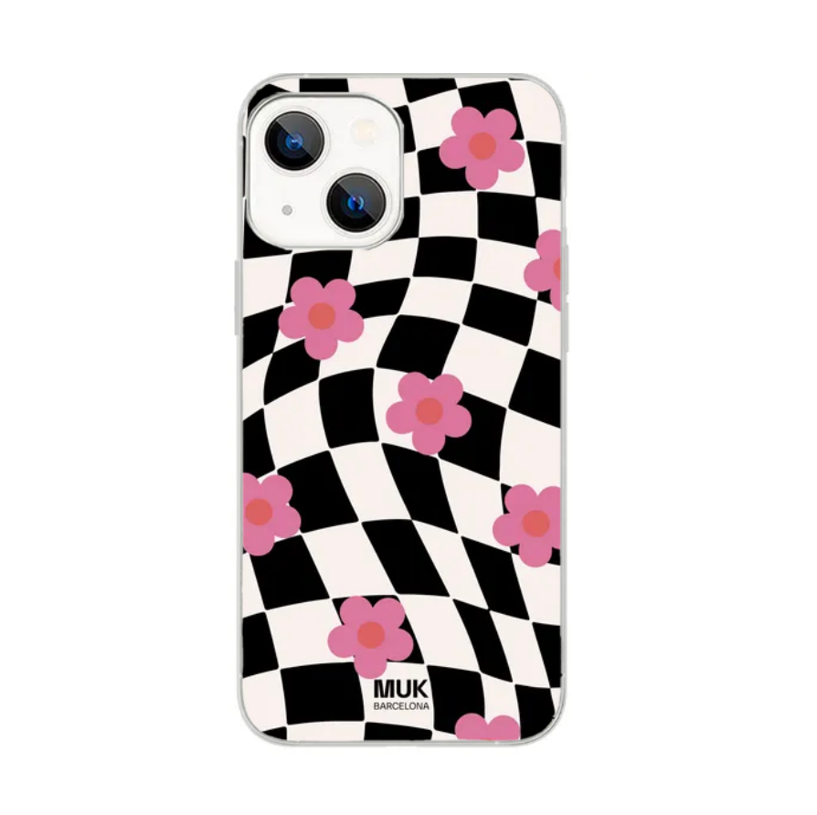 Funda de móvil Chess Flowers