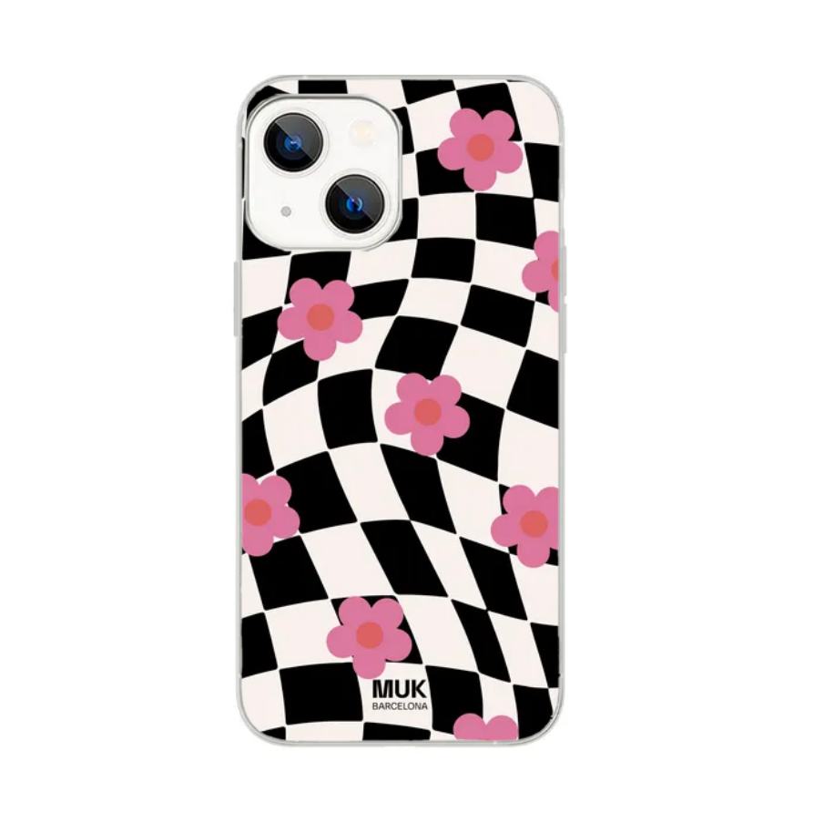 Funda de móvil Chess Flowers