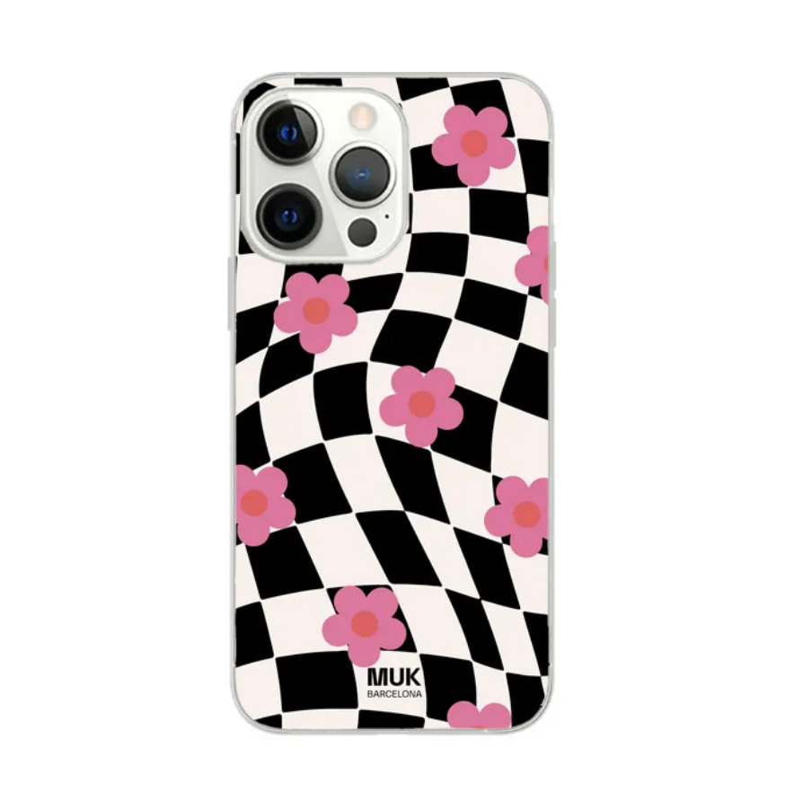 Funda de móvil Chess Flowers