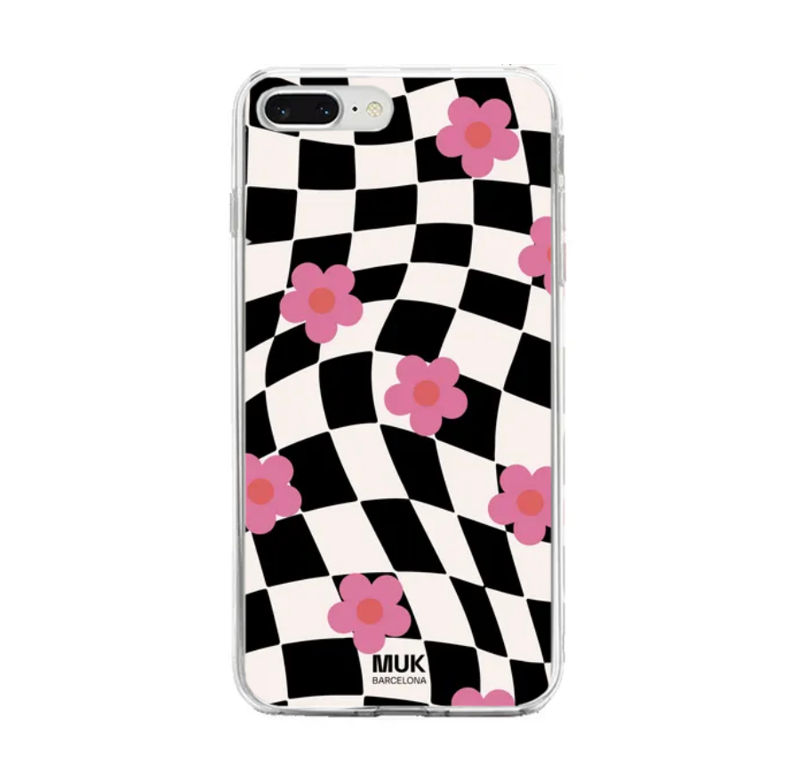 Funda de móvil Chess Flowers