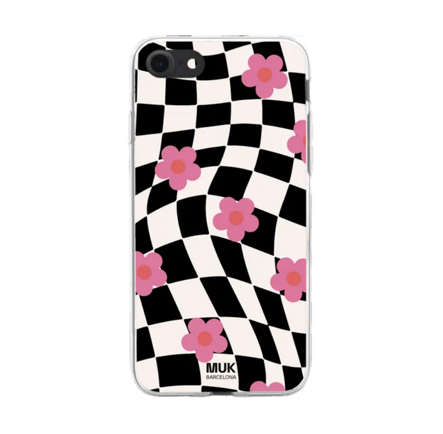 Funda de móvil Chess Flowers