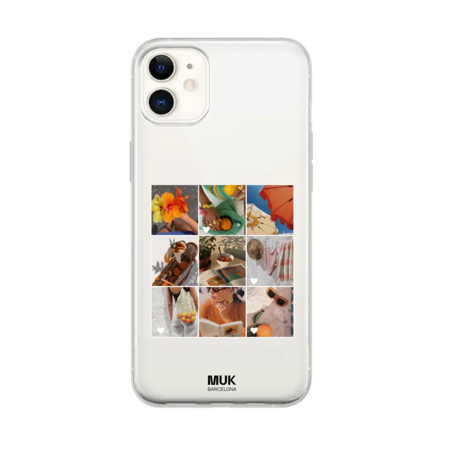 Personalized Grid Phone Case